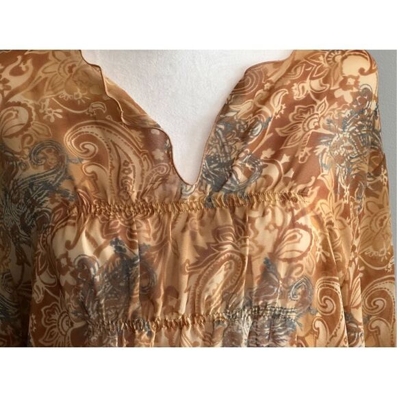 George Sheer Blouse, size XL - Picture 5 of 10